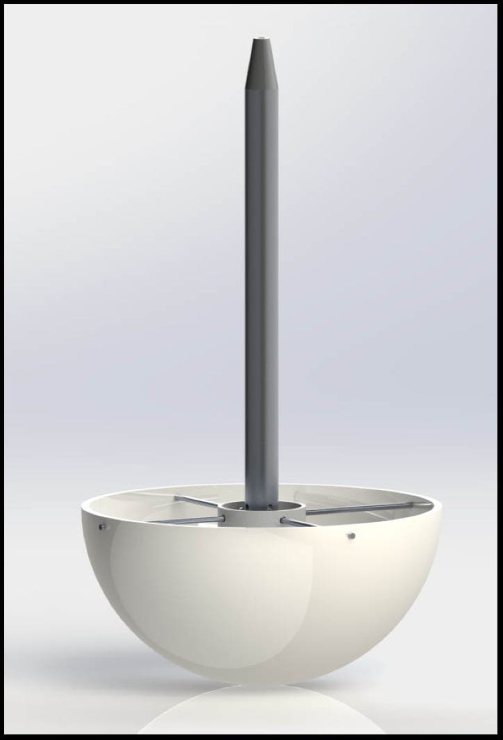 Bowl single 5W pendant