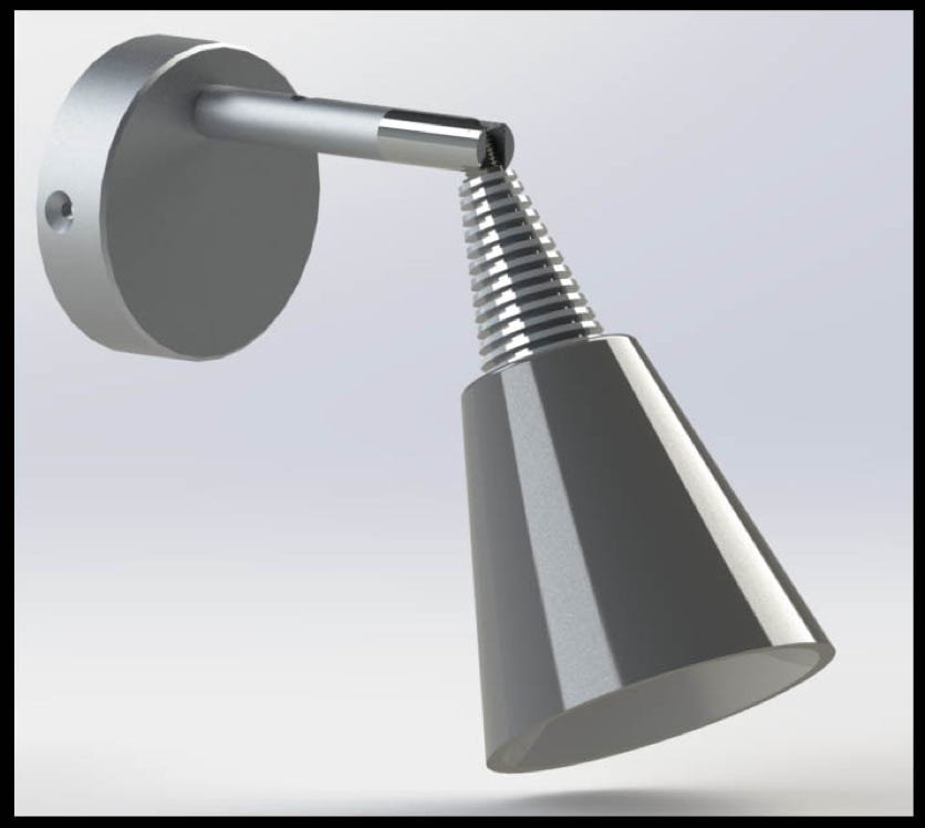 Coni  single wall/bed spot