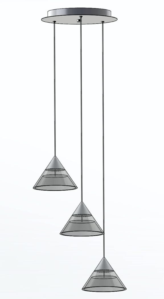 Lisa 3 pendant light