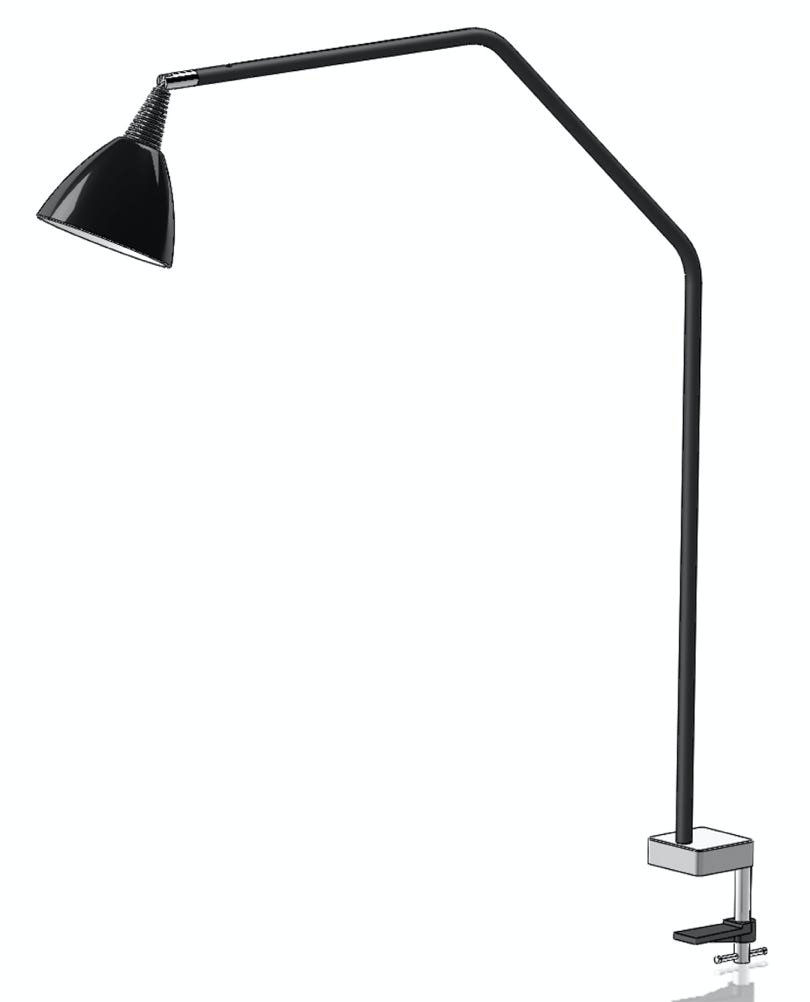 Piccolo desk lamp with square base