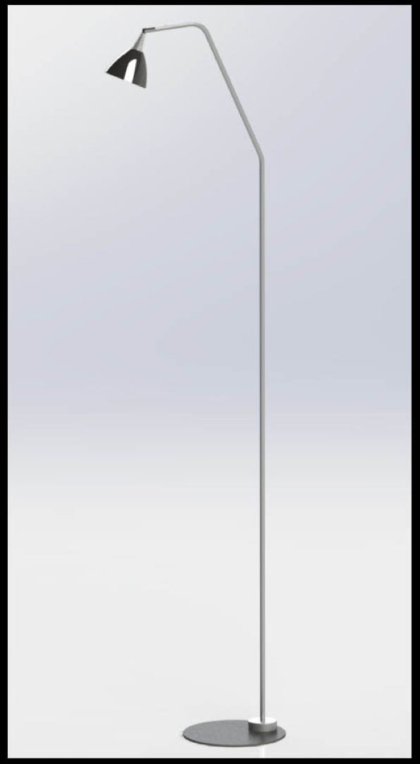 Piccolo floor lamp with round foot