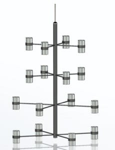 Tubi 16 chandelier
