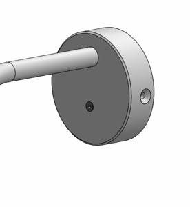 Wall lamp fiting in CNC milled Aluminum